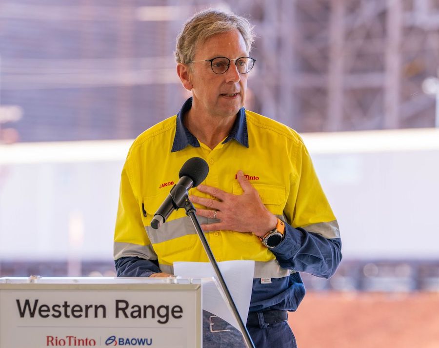 Stausholm dismisses rift rumours as Rio opens $2B mine