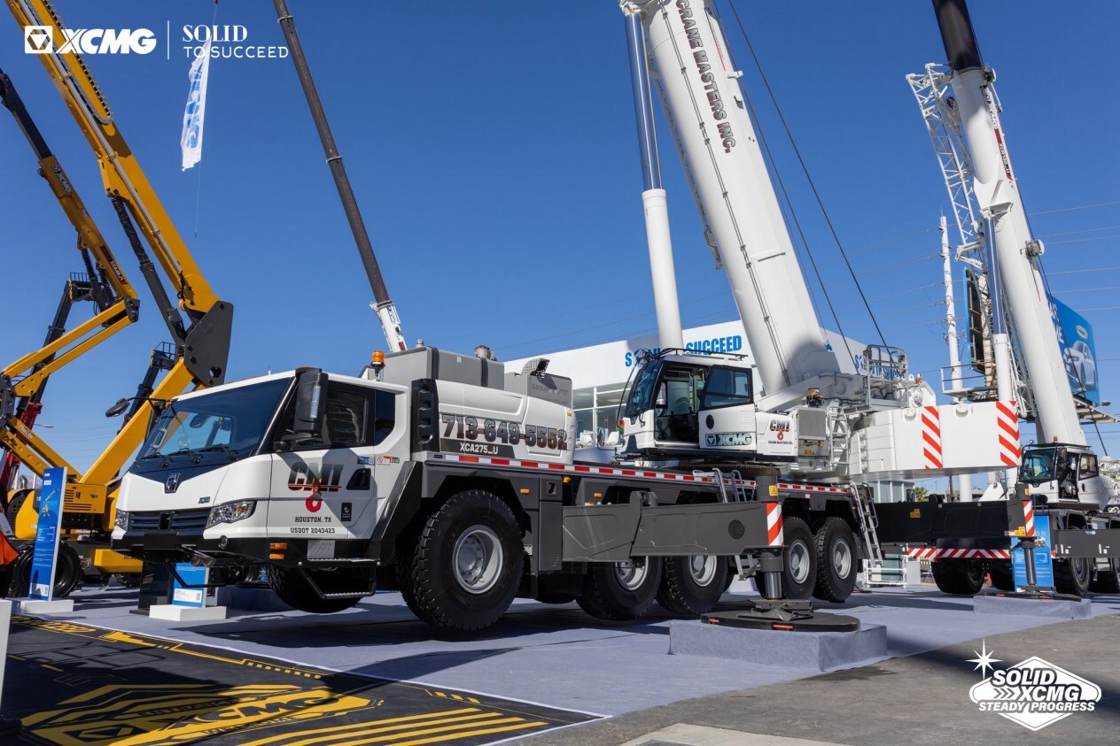 XCMG Crane présente trois grues adaptées aux États-Unis lors du CONEXPO 2026